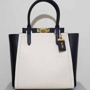 COACH COLORBLOCK TROUPE TOTE